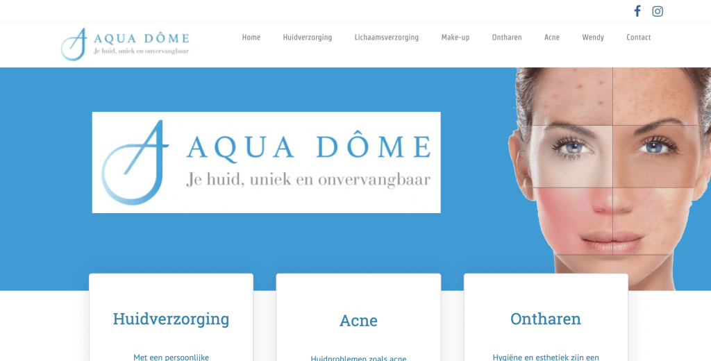 huidverzorging aquadome maarkedal