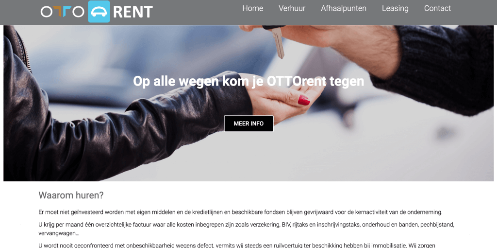 ottorent waregem auto huren