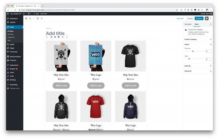 woocommerce webshop maken